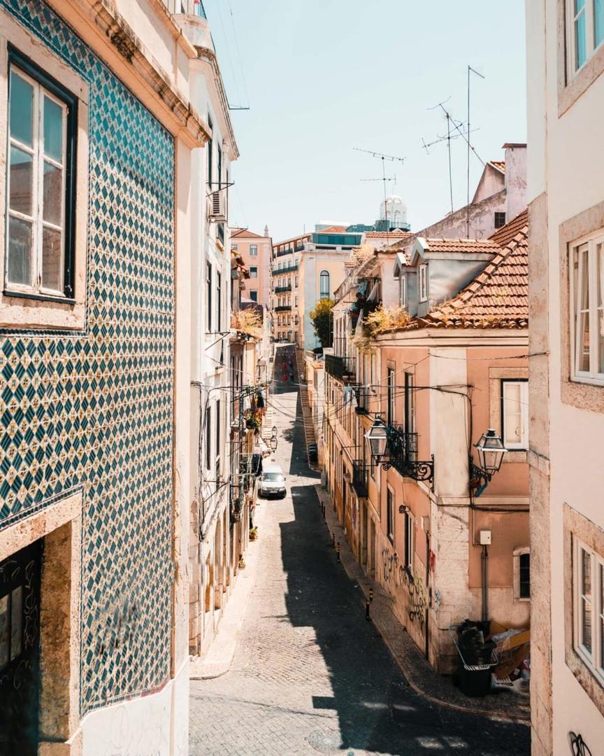 شقة Guestready - Rare Terrace Apt, Historic Center Lisboa المظهر الخارجي الصورة